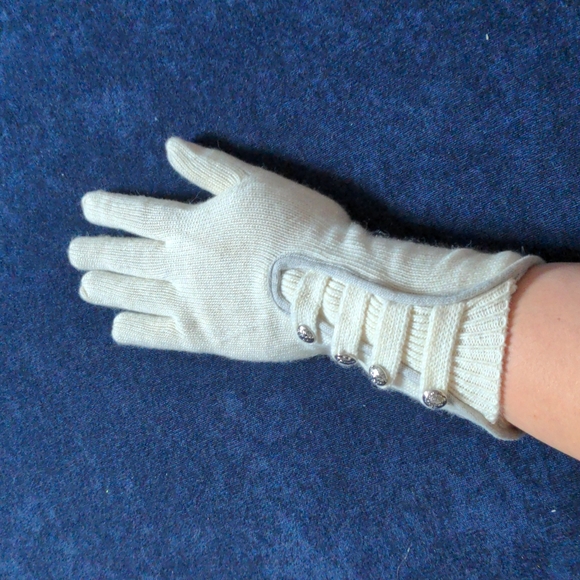 LAUREN Ralph Lauren Wool/Cashmere blend knit gloves, 3 pairs, black pair is NWT - Picture 6 of 8